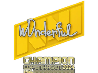 Sticker | w0nderful (Champion) | Copenhagen 2024