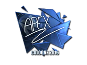 Sticker | apEX (Foil) | Cologne 2016 image