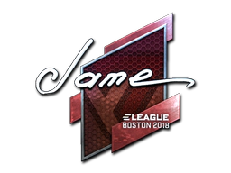 Sticker | Jame (Foil) | Boston 2018 image