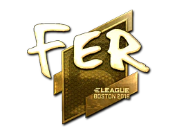 Sticker | fer (Gold) | Boston 2018 image