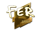 Sticker | fer (Gold) | Boston 2018 image