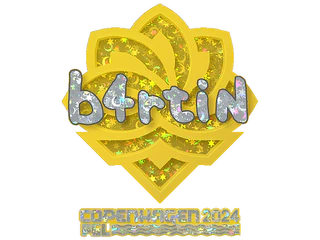 Sticker | b4rtiN (Glitter) | Copenhagen 2024