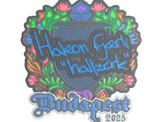 Sticker | hallzerk (Embroidered) | Budapest 2025