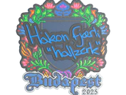 Sticker | hallzerk (Embroidered) | Budapest 2025 image