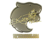 Sticker | KSCERATO (Gold) | Copenhagen 2024 image