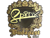 Sticker | Spinx (Gold) | Budapest 2025 image