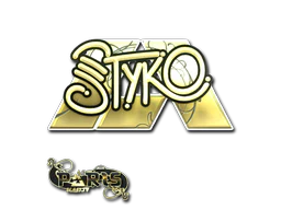 Sticker | STYKO (Gold) | Paris 2023 image