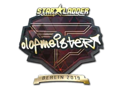 Sticker | olofmeister (Gold) | Berlin 2019 image