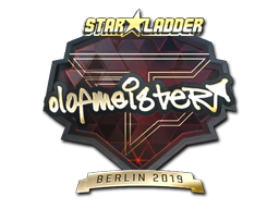 Sticker | olofmeister (Gold) | Berlin 2019 image