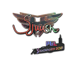 Sticker | sjuush (Holo) | Stockholm 2021 image
