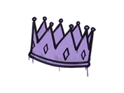 Sealed Graffiti | King Me (Violent Violet) image