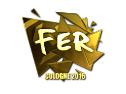 Sticker | fer (Gold) | Cologne 2016 image