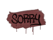 Sealed Graffiti | Sorry (Brick Red) image