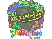 Sticker | xKacpersky (Holo) | Budapest 2025 image