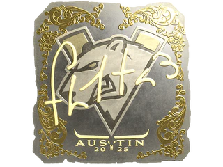 Sticker | FL1T (Gold) | Austin 2025