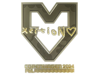 Sticker | xertioN (Gold) | Copenhagen 2024