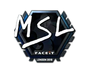Sticker | MSL (Foil) | London 2018 image