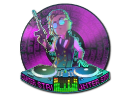 Sticker | DJ Safecracker (Lenticular) image