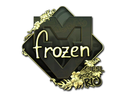 Sticker | frozen (Gold) | Rio 2022 image