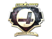 Sticker | CR4ZY (Gold) | Berlin 2019 image