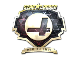 Sticker | CR4ZY (Gold) | Berlin 2019 image