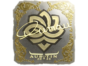 Sticker | dumau (Gold) | Austin 2025 image