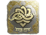 Sticker | dumau (Gold) | Austin 2025 image