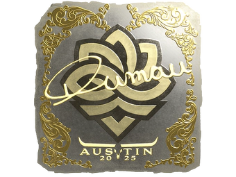 Sticker | dumau (Gold) | Austin 2025 image