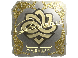 Sticker | dumau (Gold) | Austin 2025