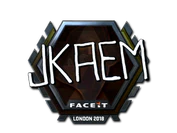 Sticker | jkaem (Foil) | London 2018 image