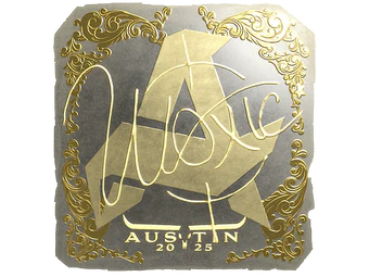 Sticker | woxic (Gold) | Austin 2025 image