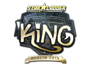 Sticker | kNgV- (Gold) | Berlin 2019 image