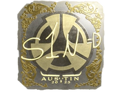 Sticker | s1n (Gold) | Austin 2025 image
