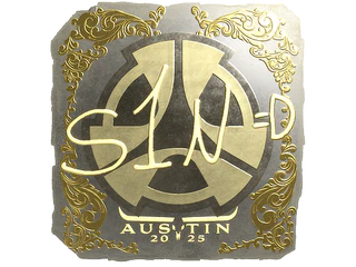 Sticker | s1n (Gold) | Austin 2025