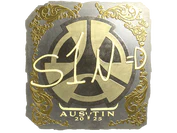 Sticker | s1n (Gold) | Austin 2025 image