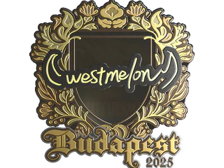 Sticker | westmelon (Gold) | Budapest 2025