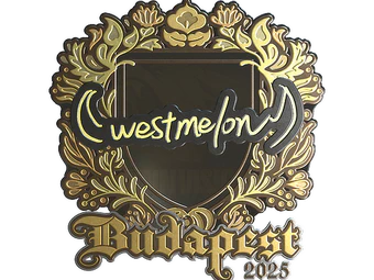Sticker | westmelon (Gold) | Budapest 2025 image