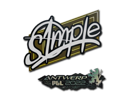 Sticker | s1mple | Antwerp 2022 image