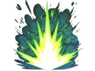 Sticker | Boom Detonation (Glitter)