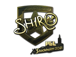 Sticker | sh1ro (Gold) | Stockholm 2021 image