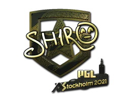 Sticker | sh1ro (Gold) | Stockholm 2021 image