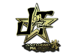 Sticker | JT (Gold) | Antwerp 2022 image