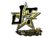 Sticker | JT (Gold) | Antwerp 2022 image