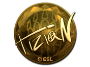 Sticker | tiziaN (Gold) | Katowice 2019 image