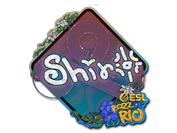 Sticker | sh1ro (Glitter) | Rio 2022 image