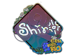 Sticker | sh1ro (Glitter) | Rio 2022