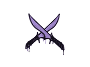 Sealed Graffiti | X-Knives (Violent Violet) image