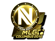 Sticker | Team EnVyUs (Gold) | MLG Columbus 2016 image
