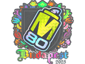 Sticker | M80 (Holo) | Budapest 2025 image