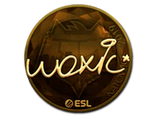 Sticker | woxic (Gold) | Katowice 2019 image